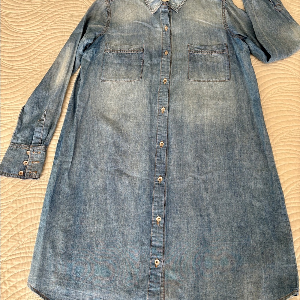Jessica Simpson Denim Long Sleeve Dress